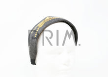 Load image into Gallery viewer, GOLD METALLIC ZIPPER HEADBAND
