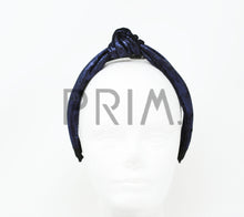 Load image into Gallery viewer, METALLIC VELVET KNOT HEADBAND
