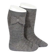 Load image into Gallery viewer, KNEE SOCK KNIT BOW
