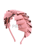Load image into Gallery viewer, PROJECT 6 PLEAT RIBBON GROSGRAIN HEADBAND
