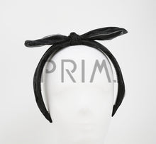 Load image into Gallery viewer, METALLIC AND ORGANZA BOW HEADBAND
