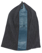 Load image into Gallery viewer, LEATHER CENTER BEANIE
