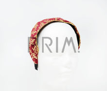 Load image into Gallery viewer, LEAF FOIL PRINT COVERED WITH METALLIC HEADBAND
