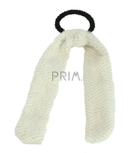 Load image into Gallery viewer, DACEE MOHAIR HERRINGBONE PONY WITH TAILS
