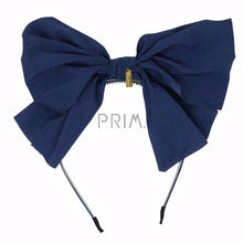 Load image into Gallery viewer, DENIM BOW HEADBAND
