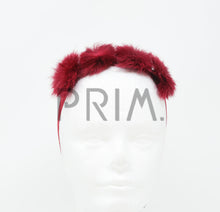 Load image into Gallery viewer, FLAT FUR POM POMS BABY BAND

