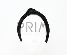 Load image into Gallery viewer, METALLIC VELVET KNOT HEADBAND
