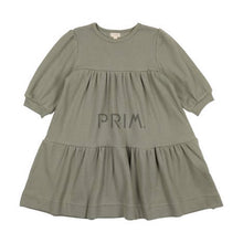 Load image into Gallery viewer, LILL LEGGS THREE QUARTER SLEEVE RIB PUFF SLEEVE DRESS
