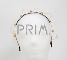 Load image into Gallery viewer, HORSEHAIR AND PEARLS LOOPY HEADBAND
