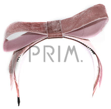 Load image into Gallery viewer, VELVET RIBBON BOW HEADBAND
