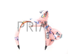 Load image into Gallery viewer, BUTTERFLY PRINT COVERED WITH TIE BOW HEADBAND
