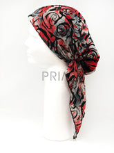 Load image into Gallery viewer, MESH AND VELOUR PRINTS BANDANA
