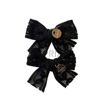 Load image into Gallery viewer, HALO ISLA LACE KNIT BOW DOUBLE CLIP
