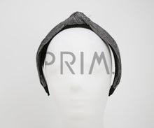 Load image into Gallery viewer, METALLIC RIBBED KNOT HEADBAND
