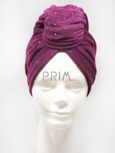 Load image into Gallery viewer, TERRY TURBAN WITH STUDS

