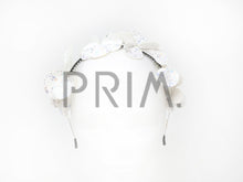 Load image into Gallery viewer, SUEDE FLOWERS AROUND HEADBAND
