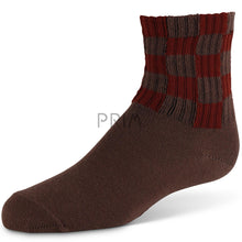 Load image into Gallery viewer, ZUBII BOYS CHECKERED CREW SOCK
