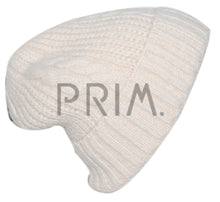 Load image into Gallery viewer, MELANGE CABLE BEANIE
