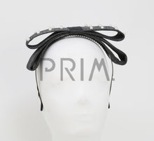 Load image into Gallery viewer, LAYERED BOW WITH PEARLS HEADBAND
