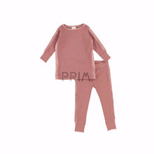 Load image into Gallery viewer, LIL LEGGS VELOUR ACCENT PJS
