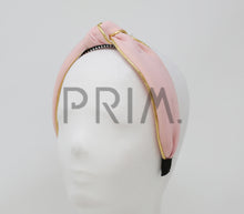 Load image into Gallery viewer, METALLIC TRIM KNOT HEADBAND
