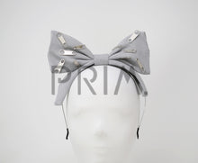 Load image into Gallery viewer, ZIPPER PULL BOW HEADBAND
