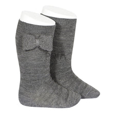 Load image into Gallery viewer, KNEE SOCK KNIT BOW
