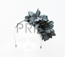 Load image into Gallery viewer, DOUBLE SIDE FLOWER WITH BUTTON HEADBAND
