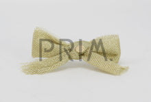 Load image into Gallery viewer, METALLIC TULLE BOW SMALL CLIP
