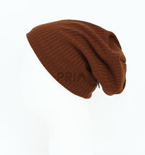 Load image into Gallery viewer, DACEE RIBBED SQUARES BEANIE
