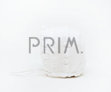 Load image into Gallery viewer, COTTON BONNET WITH NARROW SMOCK

