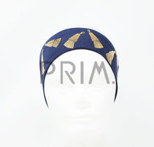 Load image into Gallery viewer, METALLIC TASSELS HEADWRAP
