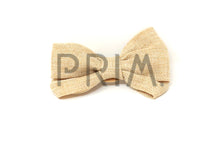Load image into Gallery viewer, BURLAP STANDING BOW CLIP
