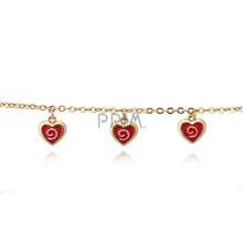 Load image into Gallery viewer, ENAMEL SWIRL HEART BRACELET
