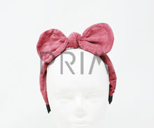 Load image into Gallery viewer, CORDUROY BOW HEADBAND
