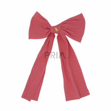 Load image into Gallery viewer, HIERLOOMS RIBBED KNOT ONE SIDED BOW CLIP
