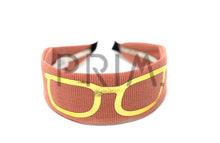 Load image into Gallery viewer, RIBBED SUNGLASSES FOIL PRINT HEADBAND
