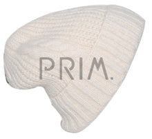 Load image into Gallery viewer, MELANGE CABLE BEANIE
