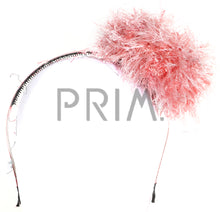 Load image into Gallery viewer, SHREDDED KNIT EYE POM-POM HEADBAND
