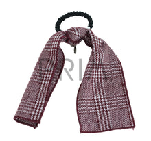 Load image into Gallery viewer, DACEE KNIT CHECKERED PONY WITH TAILS
