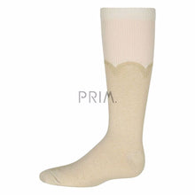 Load image into Gallery viewer, JRP METALLIC SCALLOP KNEE SOCK
