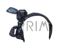 Load image into Gallery viewer, SEQUIN COVERED WITH TIE BOW HEADBAND
