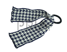 Load image into Gallery viewer, DACEE KNIT HOUNDSTOOTH PONY WITH TAILS
