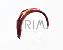 Load image into Gallery viewer, GOLD METALLIC ZIPPER HEADBAND
