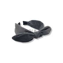 Load image into Gallery viewer, VELOUR BOW HEADBAND

