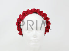 Load image into Gallery viewer, KNIT RUFFLE HEADBAND
