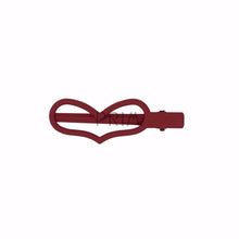 Load image into Gallery viewer, HEIRLOOMS PAINTED HOLLOW HEART CLIP

