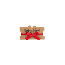 Load image into Gallery viewer, HEIRLOOMS SHERPA SMALL BOW BABY BAND
