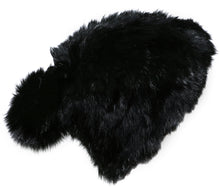Load image into Gallery viewer, RABBIT FUT BEANIE POM POM
