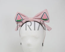 Load image into Gallery viewer, WATERMELON BOW HEADBAND
